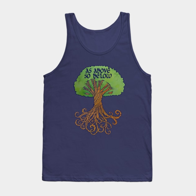 As above so below Tank Top by bubbsnugg